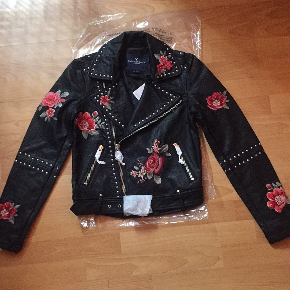 Last One 🌟 NWT - American Eagle Moto Jacket - Picture 8 of 8